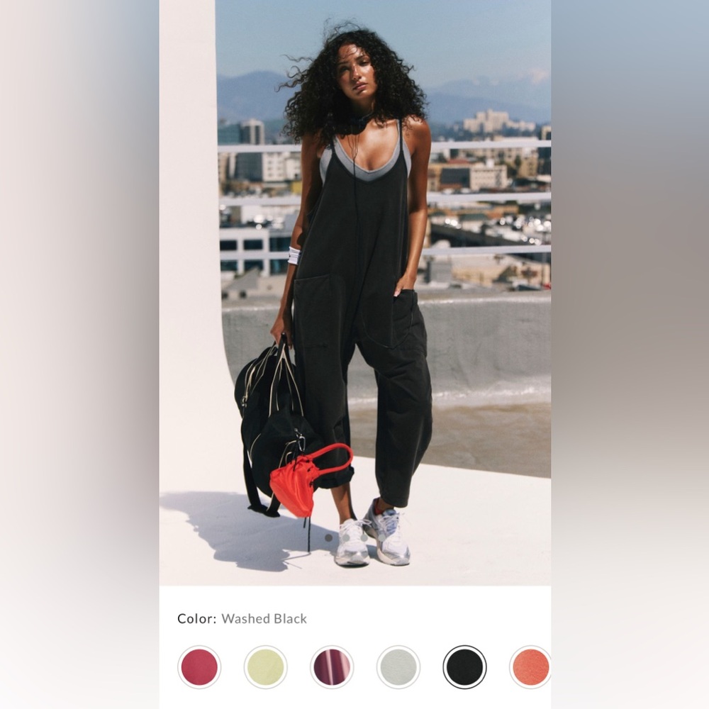 Washed Black Women's Jumpsuit